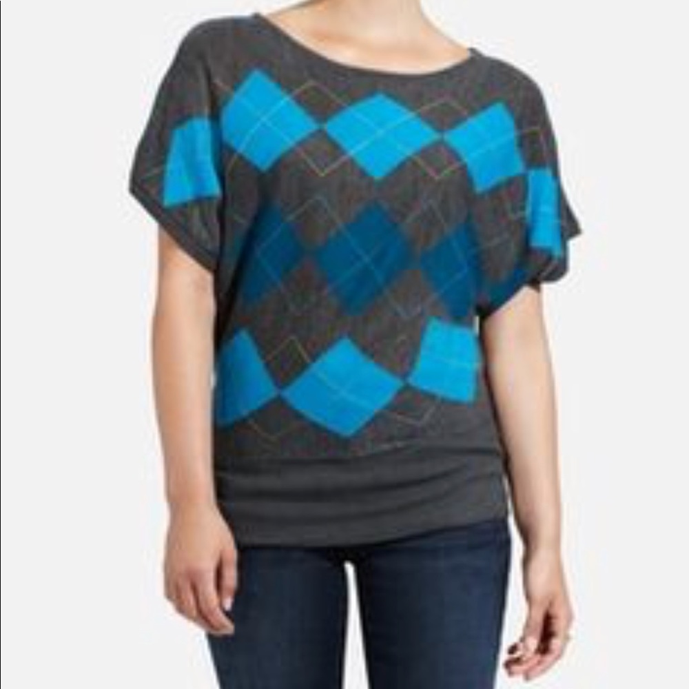 The Limited wool blend slouchy short-sleeve top